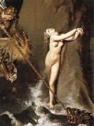 Jean-Auguste Dominique Ingres fRoger rescuing Angelique painting